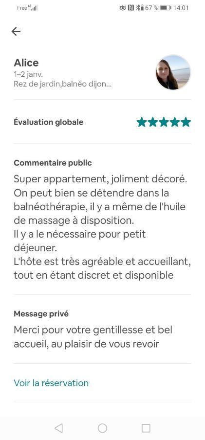 Romantisme Et Glamour 2 Avec Spa , Clim Et Jardin Dijon Exterior foto