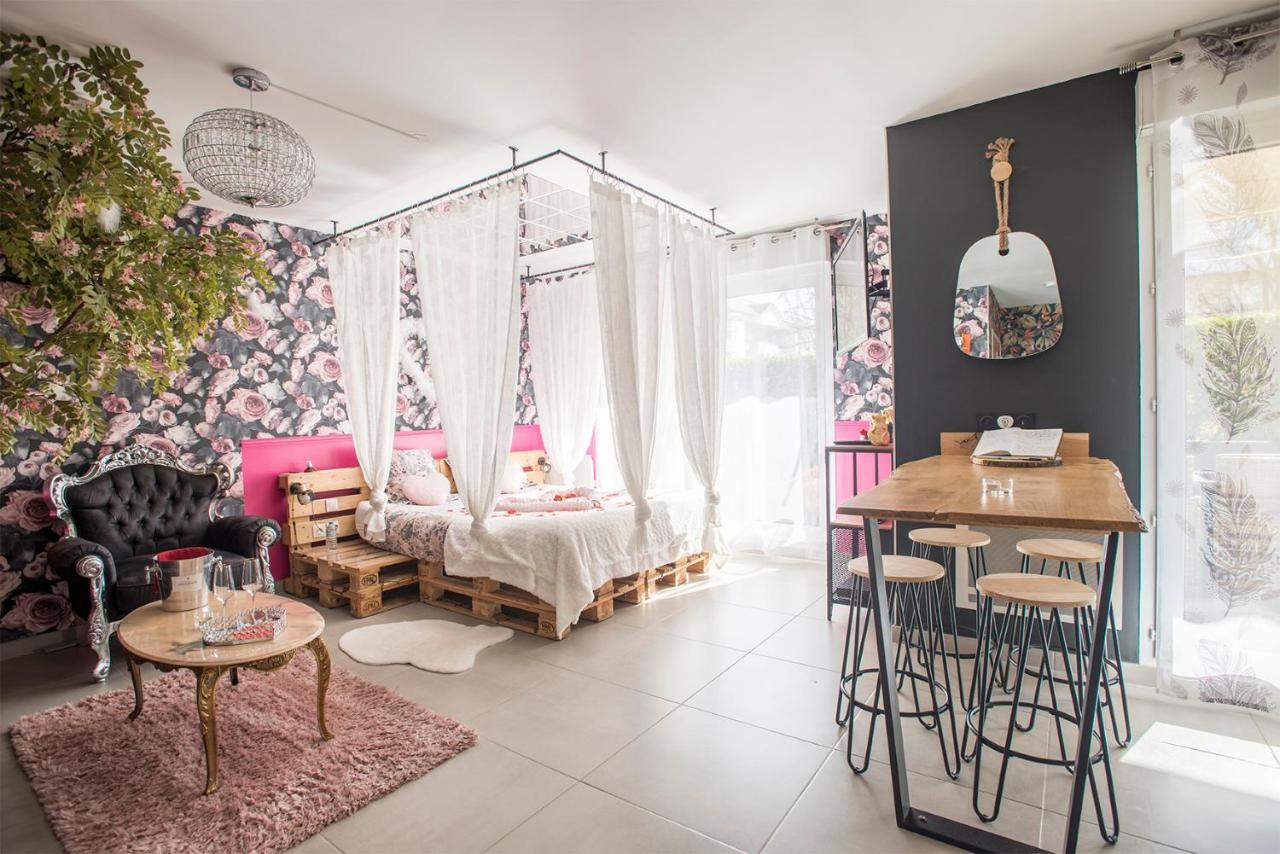 Romantisme Et Glamour 2 Avec Spa , Clim Et Jardin Dijon Exterior foto